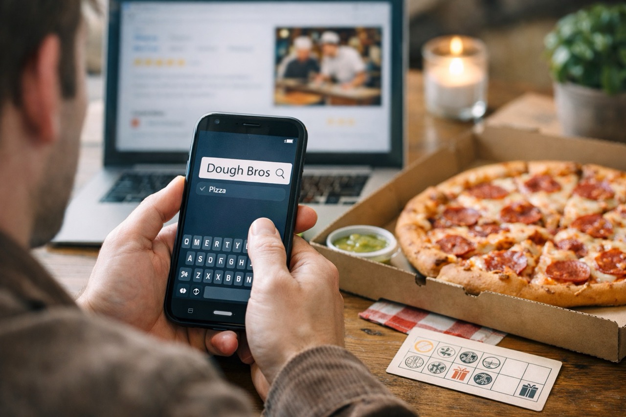 Brand search behavior for Dough Bros